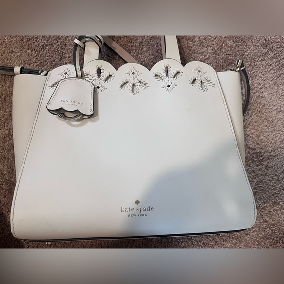 Kate Spade New York Magnolia Eyelet Mina Satchel Handbag - Picture 4 of 8